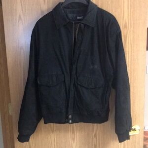 Vintage Wilson Leather Mans Bomber Jacket Size XLT